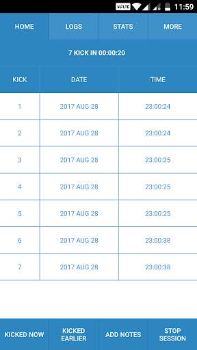 Kick Count App screenshot 2