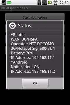 mHotspot Monitor screenshot 1