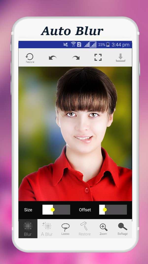 Auto Blur Photo Background screenshot 2