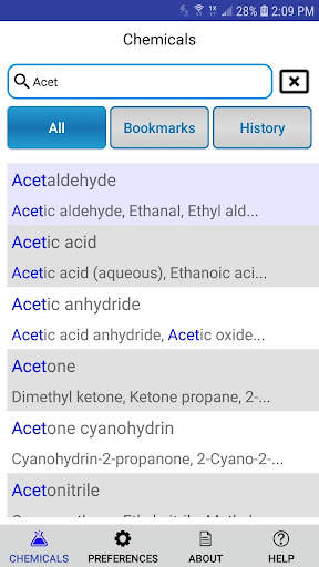 NIOSH Mobile Pocket Guide screenshot 3