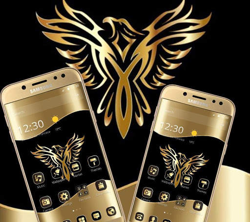 Gold Luxury Eagle Theme screenshot 4