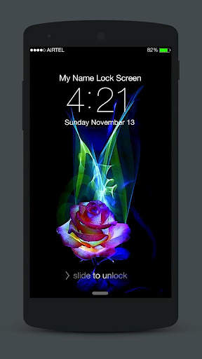 Valentine Neon Lock Screen 1 تصوير الشاشة