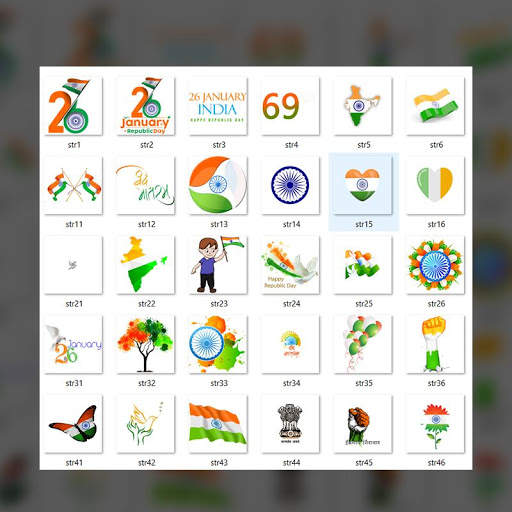 गणतंत्र दिवस फोटो फ्रेम - Republic Day DP Maker screenshot 3