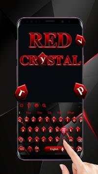 Black Red Crystal Diamond Keyboard screenshot 2