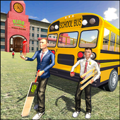Off Road School Bus : Uphill Driving Simulator icon