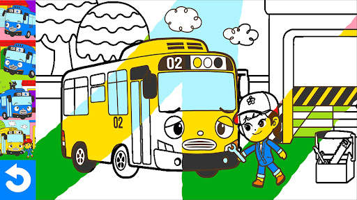 Little Bus Coloring Magic Touch screenshot 4