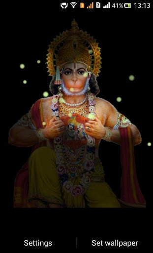 Hanuman FireFlie Live Wallaper screenshot 2