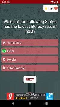 Population in India Quiz screenshot 3