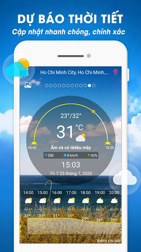 Dự báo thời tiết: Thoi tiet - Nhiệt độ screenshot 1