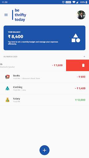 Be Thrifty Today: A Simple & Secure Money Manager स्क्रीनशॉट 8