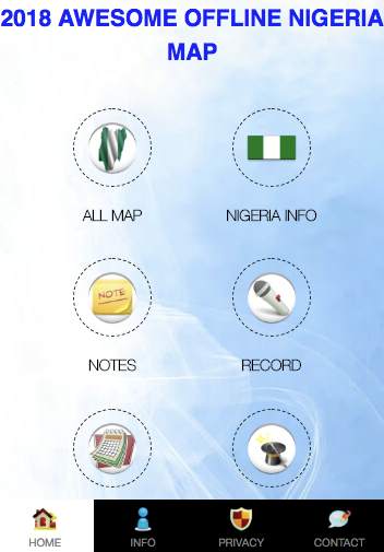 SIMPLE NIGERIA MAP OFFLINE 2020 screenshot 1