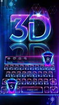 Clavier néon 3D screenshot 2