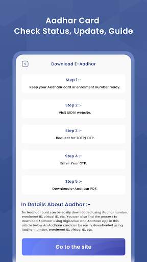 Aadhar Card Check Status Guide screenshot 4