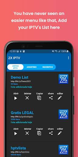 ZX IPTV Cast Player: Online TV screenshot 1