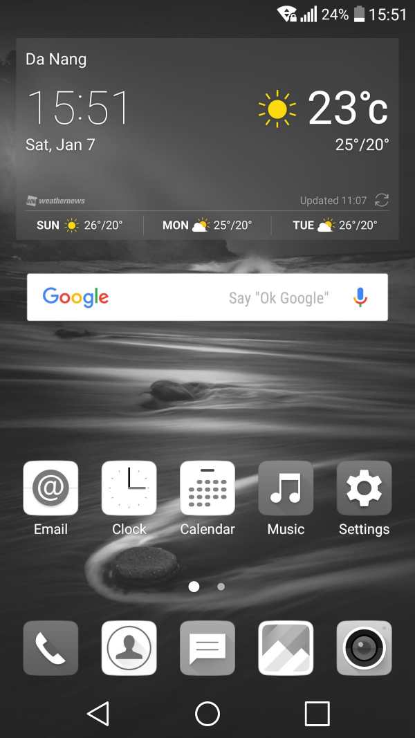 Light Grey Theme for LG V20 G5 screenshot 1