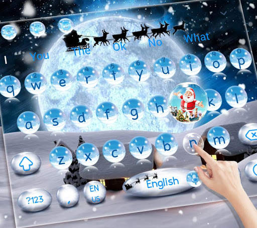 Silent Night Snow Theme for Christmas screenshot 2