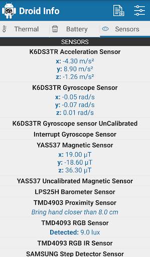 Droid Hardware Info screenshot 8