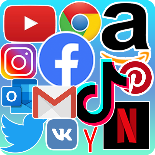 Social media - Social media apps all in one icon