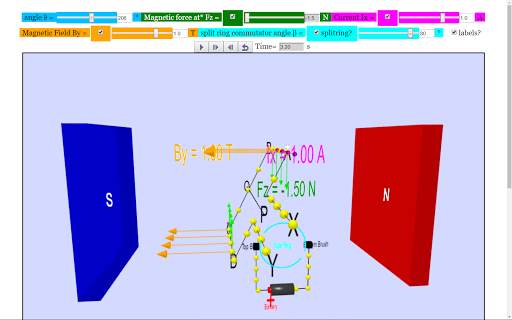 DC Motor 3D Simulator Lab screenshot 7
