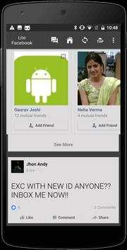 Lite Messenger for Facebook screenshot 7