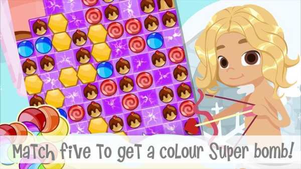Valentine Candy Garden Match 3 screenshot 4