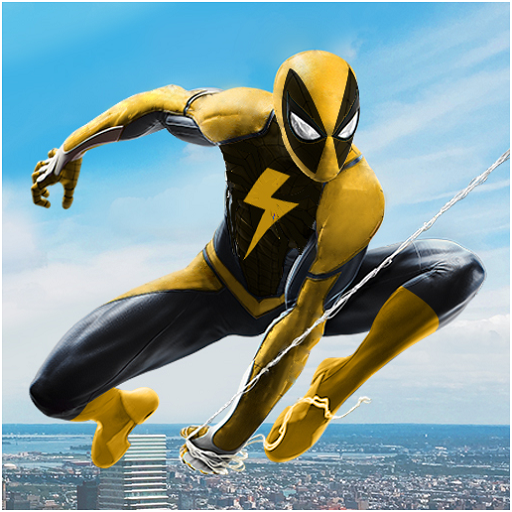 Flying Spider Rope Hero - Super Vice Town Crime icon