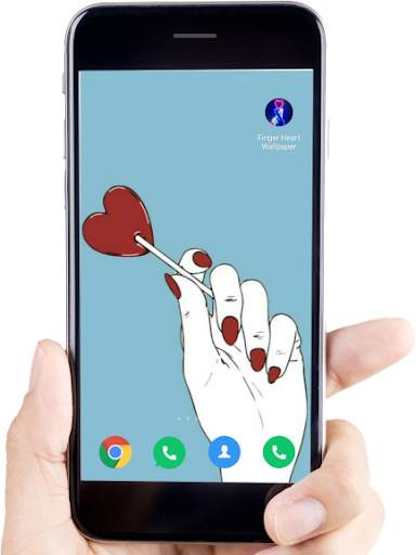Finger Heart Wallpaper screenshot 8