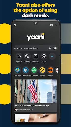 Yaani: Secure Web Browser screenshot 3