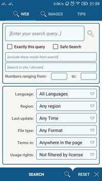 Advanced Search screenshot 1