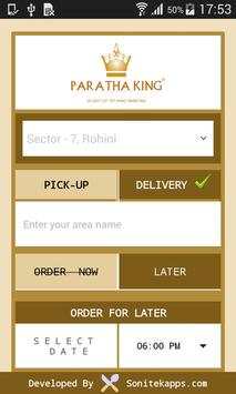 Paratha King India screenshot 1