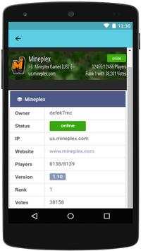 Live Servers For MineCraft screenshot 3