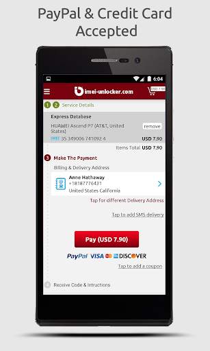 SIM Unlock for Huawei screenshot 1