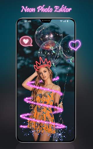 Neon Photo editor : Neon Light 1 تصوير الشاشة