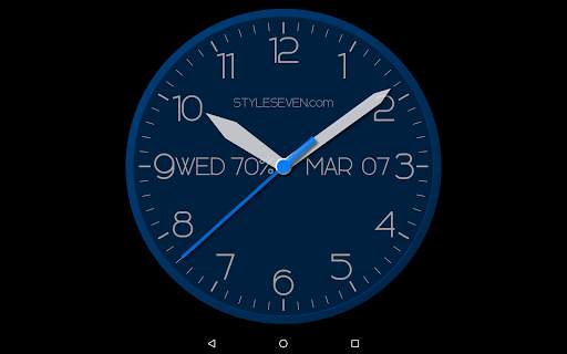 Modern Analog Clock-7 screenshot 5