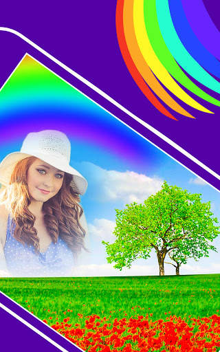 Rainbow photo editor: frames screenshot 2
