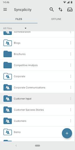 Syncplicity скриншот 1