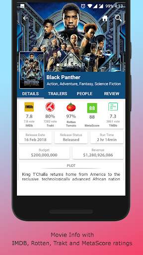 Movie Hunt : Movies & TV Info. Trailers. News. screenshot 2