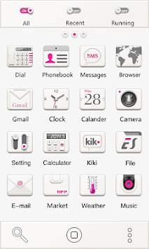 S Light GO Launcher Theme screenshot 2