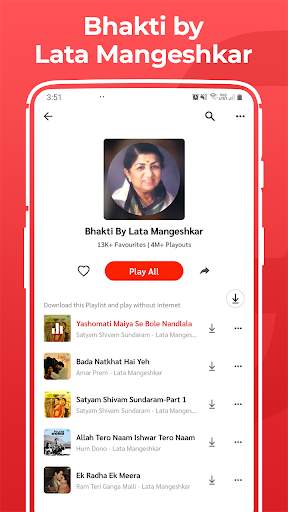 Lata Mangeshkar Old songs, purane gaane MP3 App screenshot 6