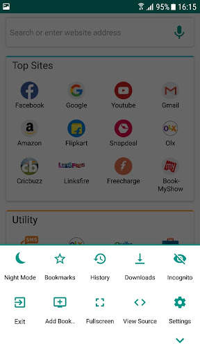 X Browser - Fast Downloading screenshot 1