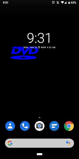 Bouncing DVD Screensaver Live Wallpaper screenshot 3