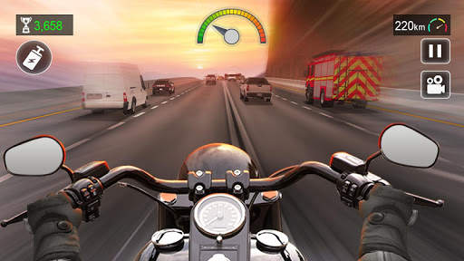 Heavy Bike Simulator 3d: Highway Bike Racing Games screenshot 13