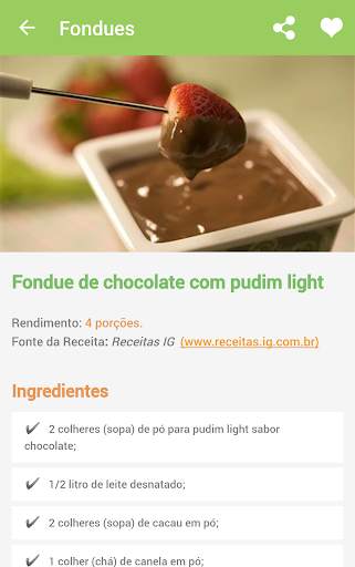 Receitas Light screenshot 2