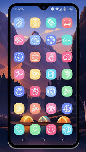 Pure Line Icon Pack - Cute Line Theme & Line Icons screenshot 4