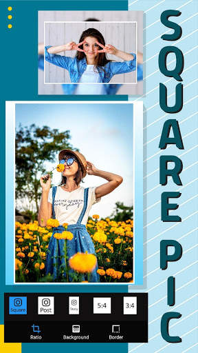 NoCrop Photo Editor : Square Pic, Square Fit 1 تصوير الشاشة