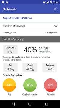 Fast Food Calorie screenshot 4