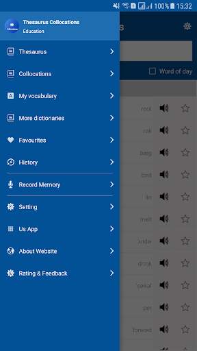 Collocations Thesaurus Offline screenshot 7