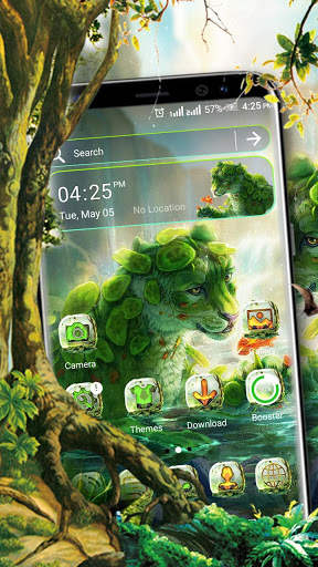 Wonderland Tigress Launcher Theme screenshot 1