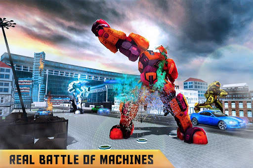 US Police Dog Robot Transform Cop Game screenshot 3