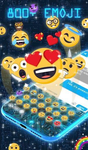 Cyber Circuit Live Wallpaper & Animated Keyboard screenshot 3